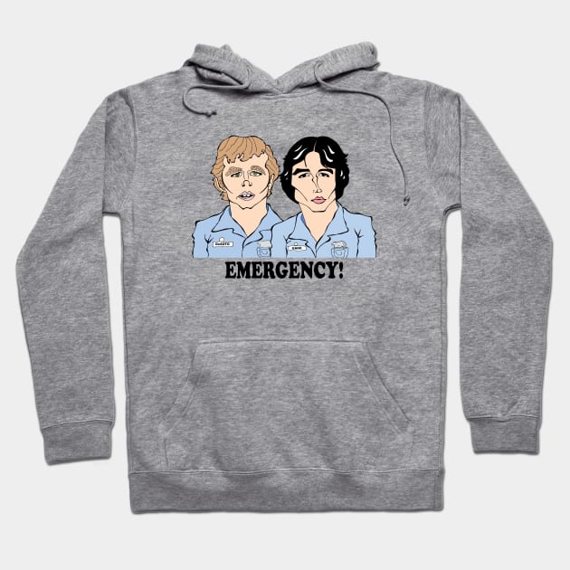 EMERGENCY TV SHOW FAN ART Hoodie by cartoonistguy